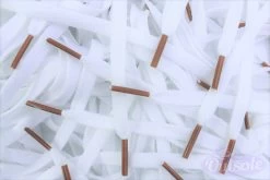 Lace Pack - Nike Air Max 1 Alabaster Coconut Milk -Sneaker Verkoop Colored Tips Nike Laces Brown Veters Bruin