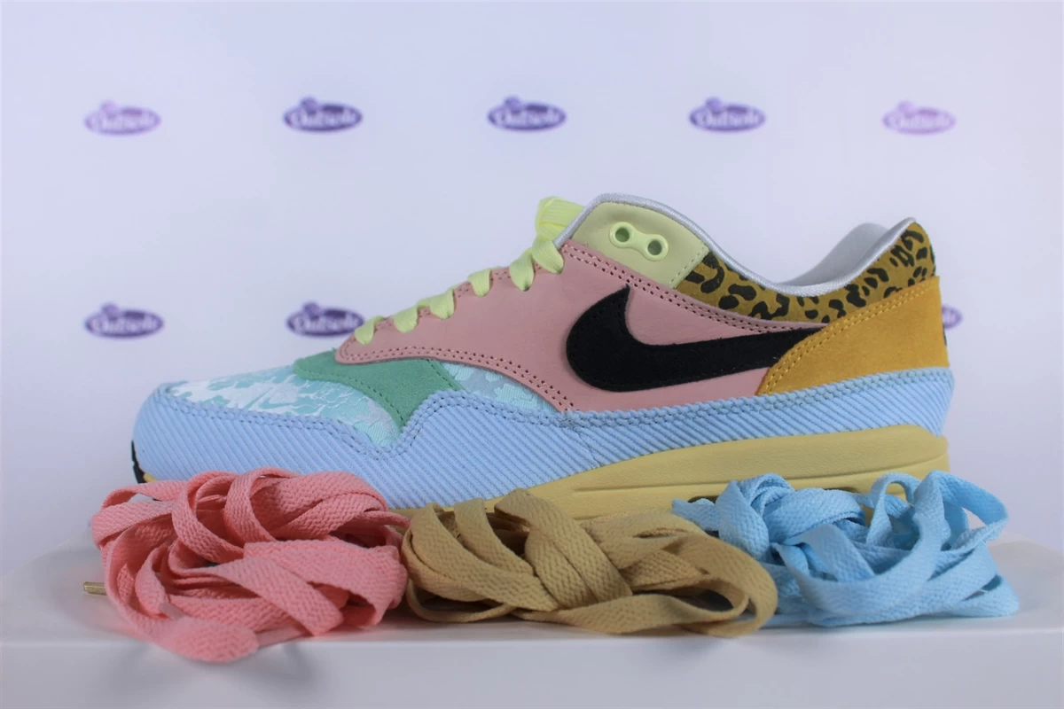 Lace Pack - Nike Air Max 1 Celestine Blue Leopard 3 Lace Pack - Nike Air Max 1 Celestine Blue Leopard