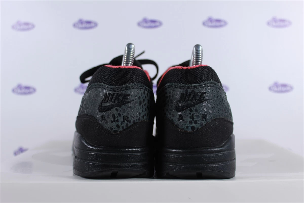 Nike Air Max 1 Black Hot Red Safari 8 Nike Air Max 1 Black Hot Red Safari - Afbeelding 6