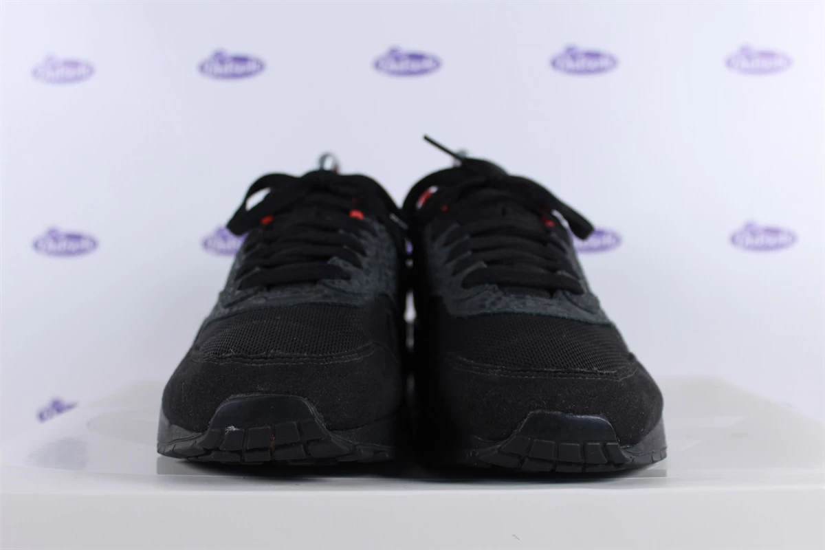 Nike Air Max 1 Black Hot Red Safari 7 Nike Air Max 1 Black Hot Red Safari - Afbeelding 5