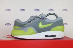 Nike Air Max 1 Essential Lime 15 Nike Air Max 1 Essential Lime -Sneaker Verkoop Nike Air Max 1 Essential Wolf Grey Lime 36 5 4