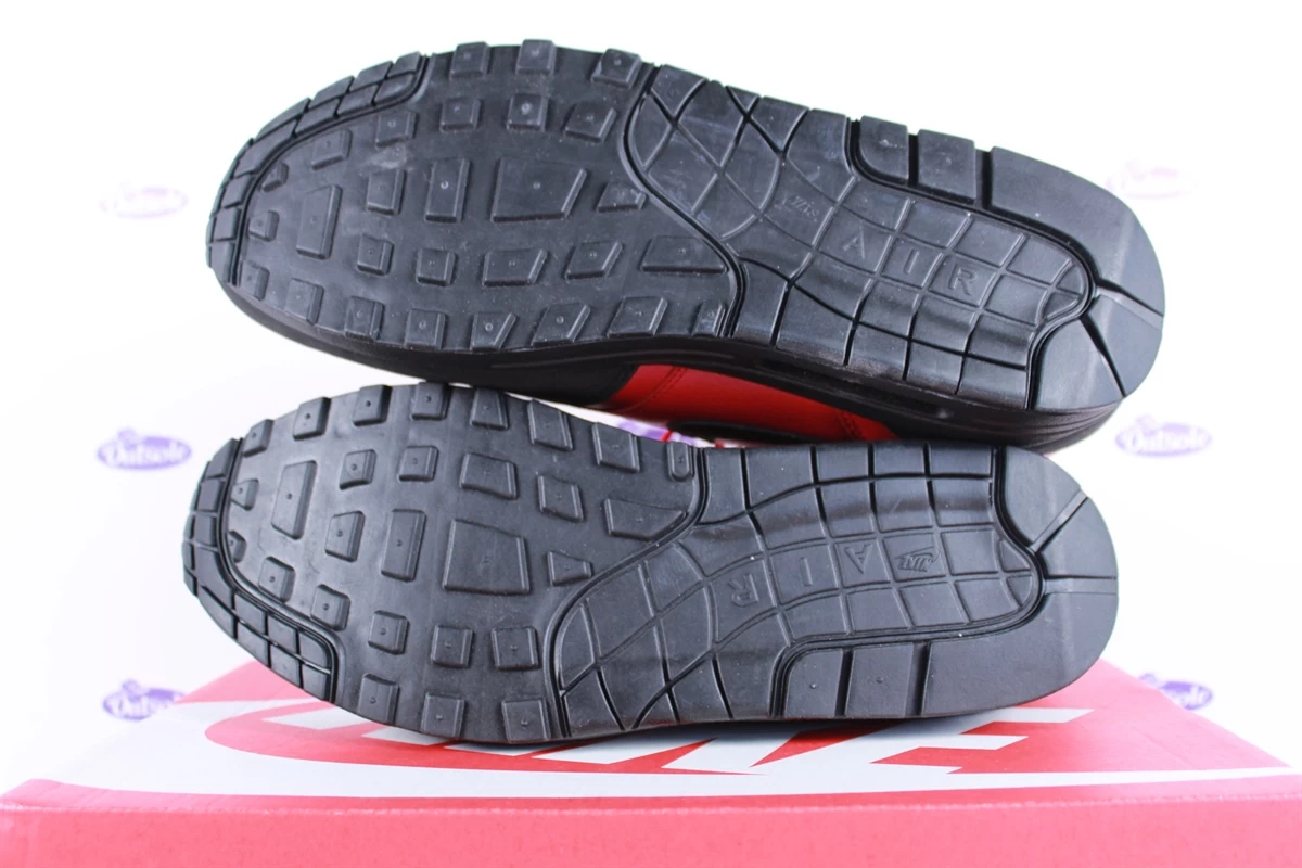 Nike Air Max 1 LTR Premium Gym Red Black 10 Nike Air Max 1 LTR Premium Gym Red Black - Afbeelding 8