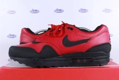 Nike Air Max 1 LTR Premium Gym Red Black 13 Nike Air Max 1 LTR Premium Gym Red Black -Sneaker Verkoop Nike Air Max 1 LTR Premium Gym Red Black 6