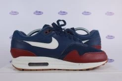 Nike Air Max 1 Navy Team Red -Sneaker Verkoop Nike Air Max 1 Navy Sail Team Red 42 7