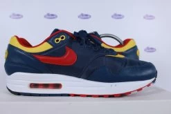 Nike Air Max 1 Premium Navy Gym Red SAMPLE -Sneaker Verkoop Nike Air Max 1 Premium Navy Gym Red SAMPLE 43 7
