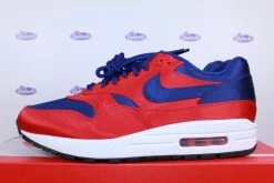 Nike Air Max 1 SE Satin Red Blue 11 Nike Air Max 1 SE Satin Red Blue -Sneaker Verkoop Nike Air Max 1 SE Satin Upper Red Blue DS 2