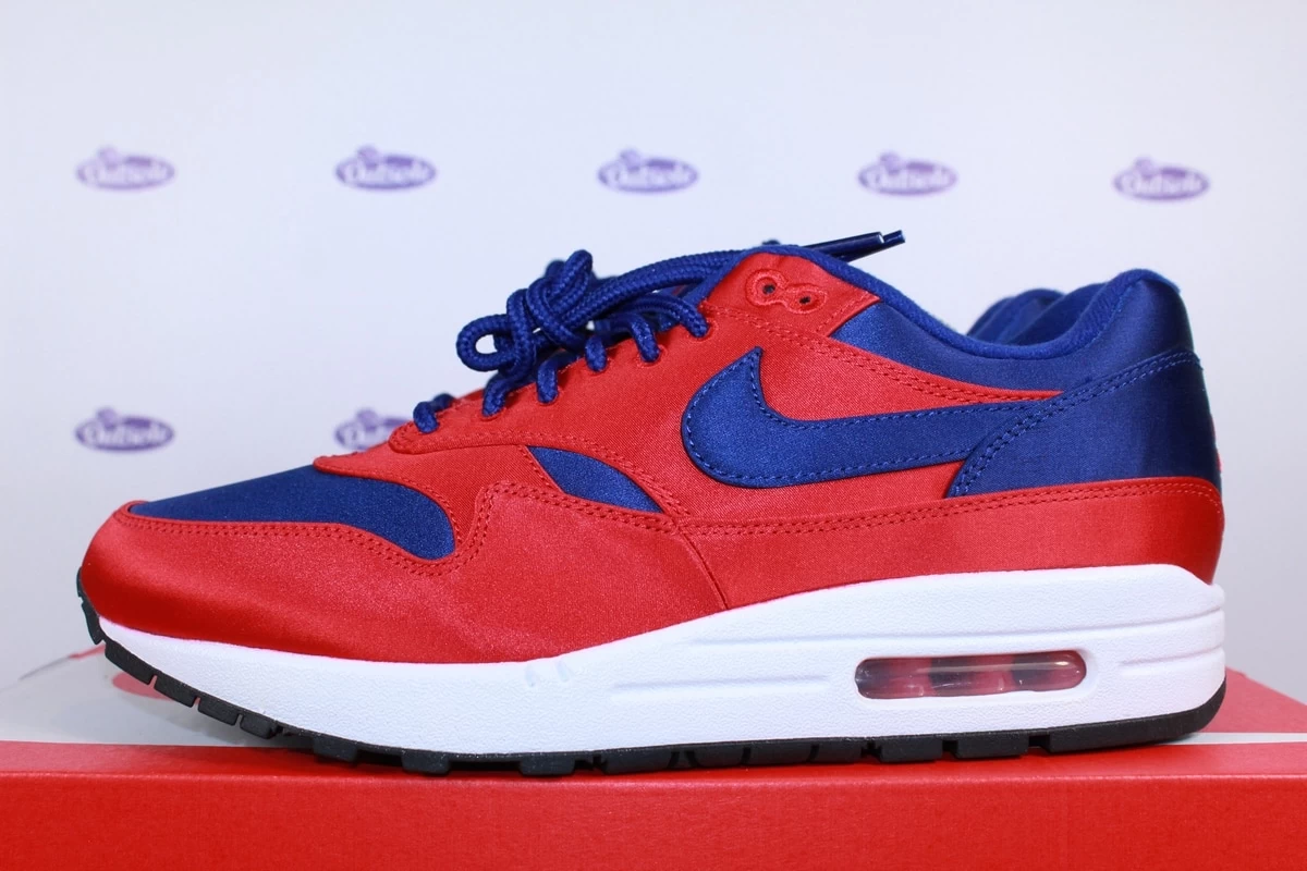 Nike Air Max 1 SE Satin Red Blue 4 Nike Air Max 1 SE Satin Red Blue - Afbeelding 2