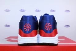 Nike Air Max 1 SE Satin Red Blue 16 Nike Air Max 1 SE Satin Red Blue -Sneaker Verkoop Nike Air Max 1 SE Satin Upper Red Blue DS 3