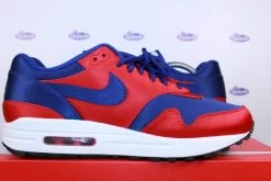 Nike Air Max 1 SE Satin Red Blue 14 Nike Air Max 1 SE Satin Red Blue -Sneaker Verkoop Nike Air Max 1 SE Satin Upper Red Blue DS 6
