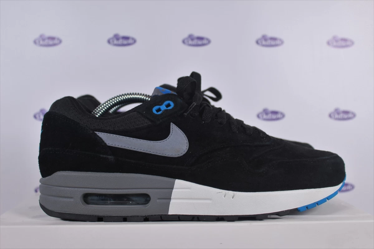 Nike Air Max 1 Two Tone Black Suede 3 Nike Air Max 1 Two Tone Black Suede