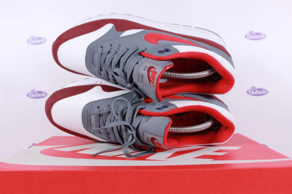 Nike Air Max 1 University Red Cool Grey 9 Nike Air Max 1 University Red Cool Grey - Afbeelding 7
