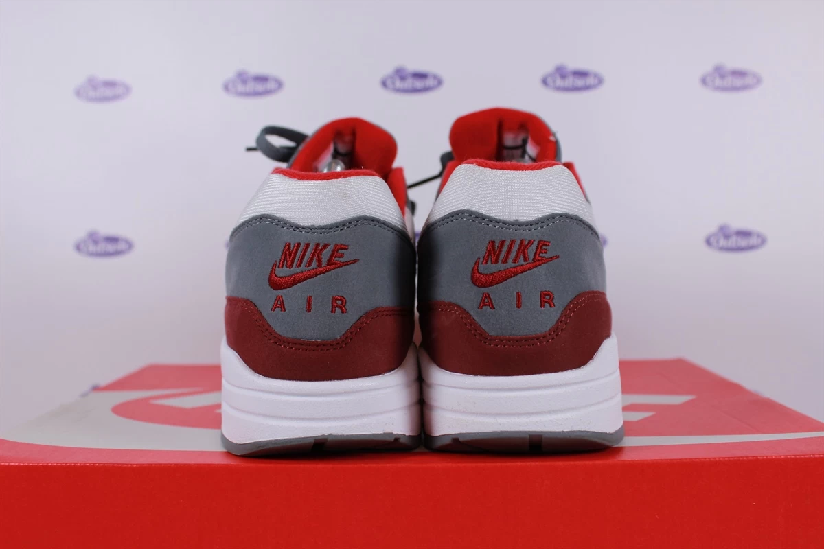 Nike Air Max 1 University Red Cool Grey 8 Nike Air Max 1 University Red Cool Grey - Afbeelding 6