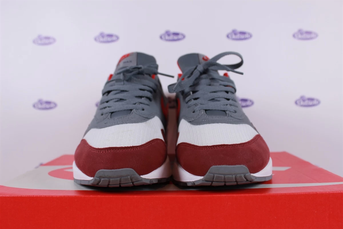 Nike Air Max 1 University Red Cool Grey 7 Nike Air Max 1 University Red Cool Grey - Afbeelding 5