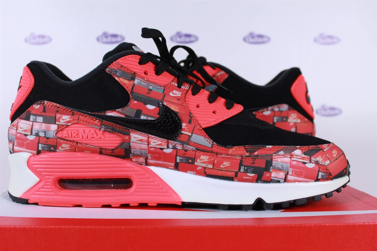 Nike Air Max 90 Atmos Bright Crimson 5 Nike Air Max 90 Atmos Bright Crimson - Afbeelding 3