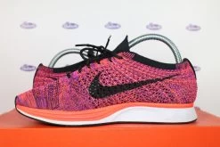 Nike Flyknit Racer Hyper Orange Vivid Purple -Sneaker Verkoop Nike Flyknit Racer Hyper Orange 40 4