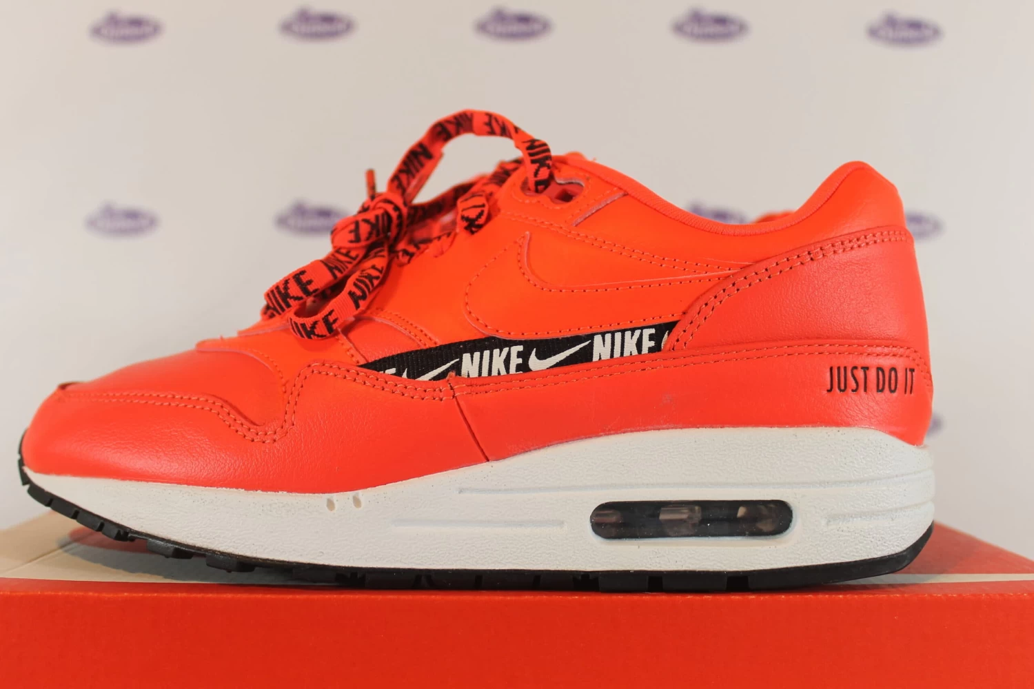 Nike Air Max 1 SE Just Do It Bright Crimson 4 Nike Air Max 1 SE Just Do It Bright Crimson - Afbeelding 2