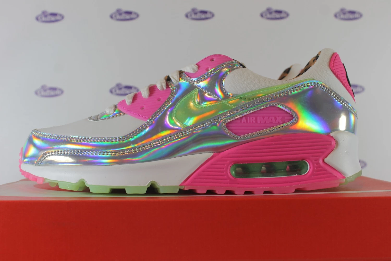 Nike Air Max 90 LX Laser Fuchsia 4 Nike Air Max 90 LX Laser Fuchsia - Afbeelding 2