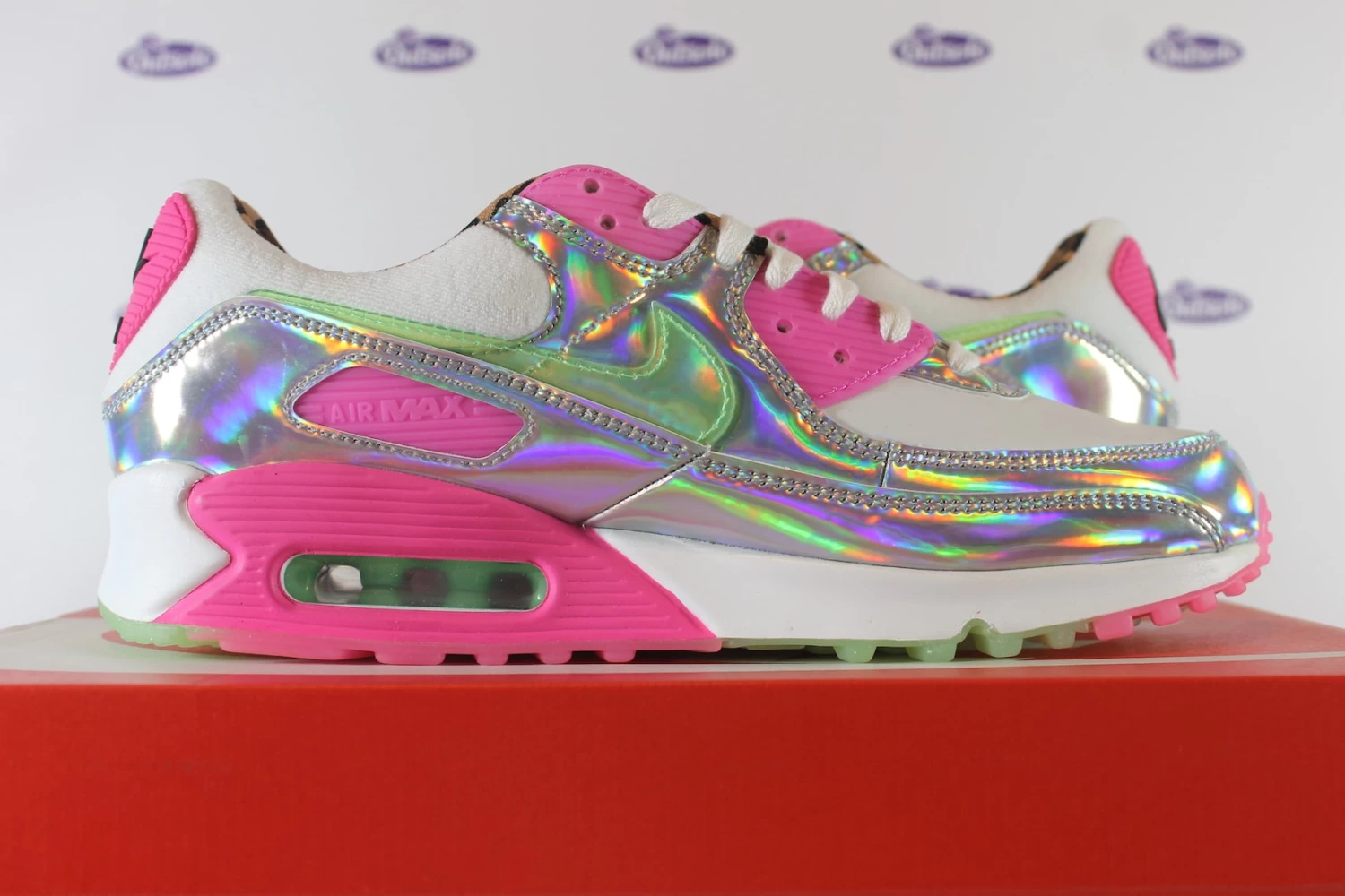 Nike Air Max 90 LX Laser Fuchsia 7 Nike Air Max 90 LX Laser Fuchsia - Afbeelding 5