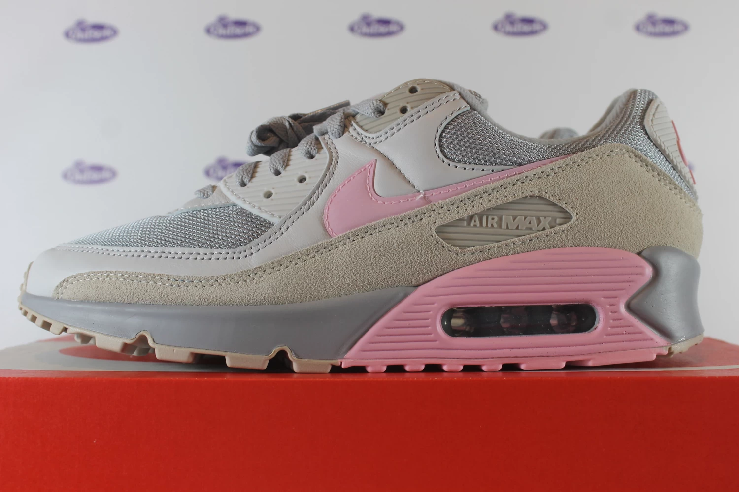 Nike Air Max 90 Vast Grey Pink 4 Nike Air Max 90 Vast Grey Pink - Afbeelding 2
