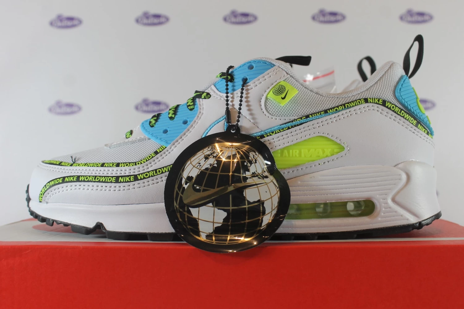 Nike Air Max 90 Worldwide Pack Blue Fury 4 Nike Air Max 90 Worldwide Pack Blue Fury - Afbeelding 2